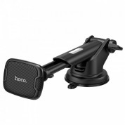 Hoco CA67 Stretch Magnetic Car Holder - магнитна поставка за таблото или стъклото на кола за смартфони (черен)