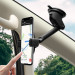Hoco S12 Wireless Charging Car Holder - поставка за кола с безжично зареждане за Qi съвместими смартфони (черен-сребрист) 9