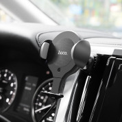Hoco CA60 Infrared Sensor Wireless Charging Car Holder - поставка за кола с безжично зареждане за Qi съвместими смартфони (черен) 8