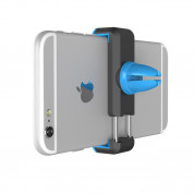 Hoco CPH01 Air Vent Mobile Holder - поставка за радиатора на кола за смартфони с дисплеи до 5.5 инча (черен-син) 4