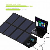 Сгъваем соларен панел 40W зареждащ директно вашето устройство от слънцето - Allpowers Solar Charger 40W (черен) 2
