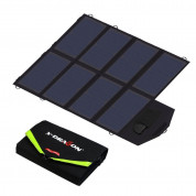Сгъваем соларен панел 40W зареждащ директно вашето устройство от слънцето - Allpowers Solar Charger 40W (черен)