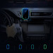 Baseus Light Electric Holder Wireless Charger Car Mount (WXHW03-01) - поставка за радиатора и таблото на кола с безжично зареждане за Qi съвместими смартфони (черен) 8