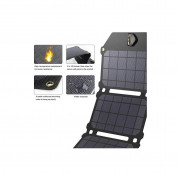 Сгъваем соларен панел 21W зареждащ директно вашето устройство от слънцето - Allpowers AP-ES-004-BLA Solar Charger 21W (черен) 1