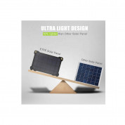 Сгъваем соларен панел 21W зареждащ директно вашето устройство от слънцето - Allpowers AP-ES-004-BLA Solar Charger 21W (черен) 4