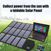 Сгъваем соларен панел 100W зареждащ директно вашето устройство от слънцето - Allpowers Solar Charger 100W (черен)  8
