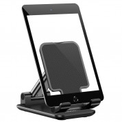 Hoco PH29A Carry Folding Desktop Stand - сгъваема поставка за бюро и плоскости за мобилни устройства и таблети с ширина до 10 инча (черен) 3