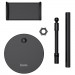 Hoco PH30 Metal Desktop Stand - универсална поставка за бюро и плоскости за мобилни устройства и таблети с ширина до 10 инча (черен) 4