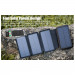 Сгъваем соларен панел с вградена батерия - Allpowers Solar Charger 6W + 25000mAh PowerBank (черен-оранжев) 9