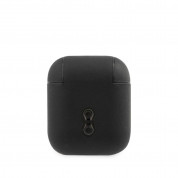 BMW Signature Leather Case - кожен кейс (естествена кожа) за Apple Airpods и Apple Airpods 2 (черен) 1