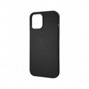 Tactical Velvet Smoothie Cover - силиконов калъф за iPhone 12 mini (черен) 2