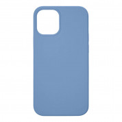 Tactical Velvet Smoothie Cover - силиконов калъф за iPhone 12, iPhone 12 Pro (светлосин)