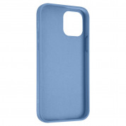 Tactical Velvet Smoothie Cover - силиконов калъф за iPhone 12, iPhone 12 Pro (светлосин) 2