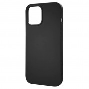 Tactical Velvet Smoothie Cover - силиконов калъф за iPhone 12 Pro Max (черен) 2