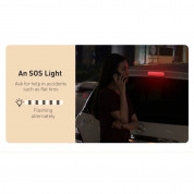 Baseus Solar Emergency Car Flashlight LED (CRYJD01-B01) - LED лампа за автомобил или за дома със соларен панел (бял) 3