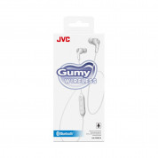 JVC Gumy In-Ear Bluetooth Earphones - безжични спортни блутут слушалки за мобилни устройства (бял) 1