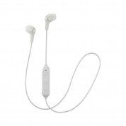 JVC Gumy In-Ear Bluetooth Earphones - безжични спортни блутут слушалки за мобилни устройства (бял)
