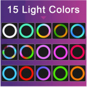 Selfie Ring Light RG-01 - LED селфи ринг за смартфони (черен) 2