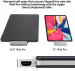 HyperDrive 6-in-1 USB-C Hub Pro 4K HDMI 60Hz for iPad Pro 6-in-1 USB-C - мултифункционален хъб за свързване на допълнителна периферия за iPad Pro (тъмносив) 6