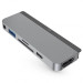 HyperDrive 6-in-1 USB-C Hub Pro 4K HDMI 60Hz for iPad Pro 6-in-1 USB-C - мултифункционален хъб за свързване на допълнителна периферия за iPad Pro (тъмносив) 2