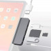 HyperDrive 6-in-1 USB-C Hub Pro 4K HDMI 60Hz for iPad Pro 6-in-1 USB-C - мултифункционален хъб за свързване на допълнителна периферия за iPad Pro (тъмносив) 4