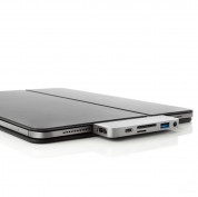HyperDrive 6-in-1 USB-C Hub for iPad Pro 6-in-1 USB-C Hub - мултифункционален хъб за свързване на допълнителна периферия за iPad Pro (сребрист) 1