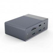 HyperDrive Gen2 Thunderbolt 3 Hub 16-in-1 - мултифункционален хъб за свързване на допълнителна периферия за Macbook и USB-C устройства (сив) 1