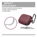 Urban Armor Gear Soft Touch U Silicone Case - удароустойчив силиконов калъф с карабинер за Apple Airpods Pro (лилав) 10