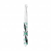 Дизайнерска вратовръзка - Mamas Boy Joy Sticks (бял) 3