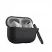 Urban Armor Gear Soft Touch U Silicone Case - удароустойчив силиконов калъф с карабинер за Apple Airpods Pro (черен) 3