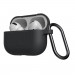 Urban Armor Gear Soft Touch U Silicone Case - удароустойчив силиконов калъф с карабинер за Apple Airpods Pro (черен) 1