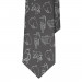 Дизайнерска вратовръзка - Mamas Boy Chickens Black (черен) 2