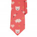 Дизайнерска вратовръзка - Mamas Boy Coral Pig (корал) 2