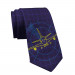 Дизайнерска вратовръзка - Mamas Boy Airplane (син) 1
