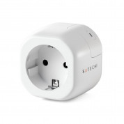 Satechi Homekit Smart Outlet (EU) - Wi-Fi безжичен контакт, съвместим с Apple HomeKit (бял)