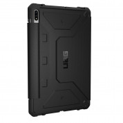 Urban Armor Gear Metropolis Case - удароустойчив хибриден кейс от най-висок клас за Samsung Galaxy Tab S7 Plus (черен) 2