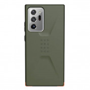 Urban Armor Gear Civilian - удароустойчив хибриден кейс за Samsung Galaxy Note 20 Ultra (зелен)
