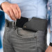 4smarts Belt Case Universal with Closure - кожен калъф за колана със закопчалка за смартфони до 6.5 инча (черен) 3