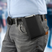 4smarts Belt Case Universal - кожен калъф за колана за смартфони до 6.5 инча (черен) 2