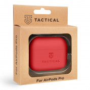 Tactical TPU Velvet Smoothie Case - термополиуретанов (TPU) удароустойчив калъф за Apple AirPods Pro (червен)  1