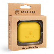 Tactical TPU Velvet Smoothie Case - термополиуретанов (TPU) удароустойчив калъф за Apple AirPods Pro (жълт)  1