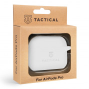 Tactical TPU Velvet Smoothie Carabiner Case - термополиуретанов (TPU) удароустойчив калъф за Apple AirPods Pro (бял)  1