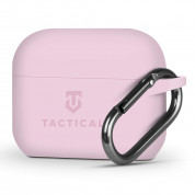 Tactical TPU Velvet Smoothie Carabiner Case - термополиуретанов (TPU) удароустойчив калъф за Apple AirPods Pro (розов) 
