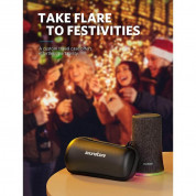 Anker SoundCore Flare Christmas Edition - безжичен блутут спийкър със светлинни ефекти (черен)  5