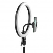 Baseus Photo Ring Flash 12-inch Light Ring - универсален трипод с LED светлина за смартфони (12 инча) (черен) 1