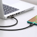 Baseus Display Fast Charging Data Cable USB to USB-C (CATSK-01) - USB-C кабел с цифров дисплей, показващ мощността на зареждане за устройства с USB-C порт (100 см) (черен) 2