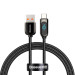 Baseus Display Fast Charging Data Cable USB to USB-C (CATSK-01) - USB-C кабел с цифров дисплей, показващ мощността на зареждане за устройства с USB-C порт (100 см) (черен) 1