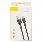 Baseus Cafule USB-A to USB-C Cable 3A (CATKLF-BG1)  (100 cm) (black-gray) 5