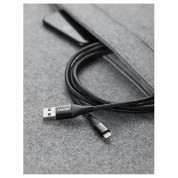 Anker PowerLine+ II USB-C to Ligthning Cable - сертифициран (MFi) USB-C към Lightning кабел за Apple устройства с Lightning порт (90 см) (черен) 10