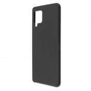 4smarts Cupertino Silicone Case - тънък силиконов (TPU) калъф за Samsung Galaxy A42 5G (черен)